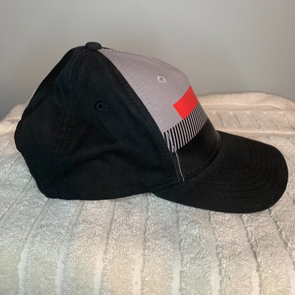 Snap On Tools S Logo Black Stripe Snap Back Hat - Picture 3 of 9
